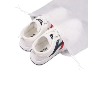 Customized Travel Shoes Storage Packaging Bag With Logo Smell Proof Dust Bag Drawstring For Shoes