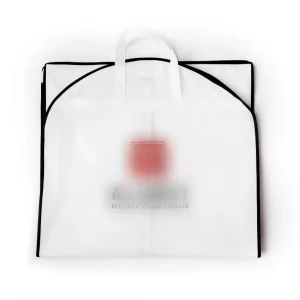 Customized reusable foldable clothing dust cover storage travel clothing bag suit