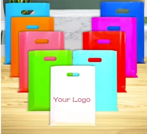 Die Cut Packaging Bag Shopping Plastic Clothing Bag