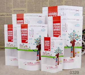 定制标志拉链聚乙烯包装袋 Doypack 直立袋 数字印刷 热封 可重新密封 防气味塑料邮包