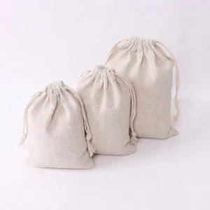 Drawstring Bag Custom Cotton Drawstring Jewelry Packaging Bag Cotton Dust Bags