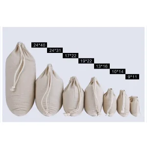 Drawstring Bag Rice Packing Bag Logo Custom Rice Packaging Draw String Gift Bag for Promotion Linen JUTE
