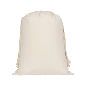 Drawstring Bag for Packaging Cotton Backpack Custom Cotton Fabric Polyester Unisex String Soft 34*40CM