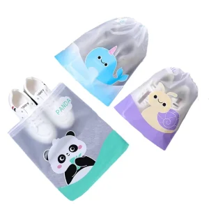 Drawstring Fitness Bags Resealable Draw String Storage Plastic Travel Bags Transparent Storage Bag Pouch Draw String Packages