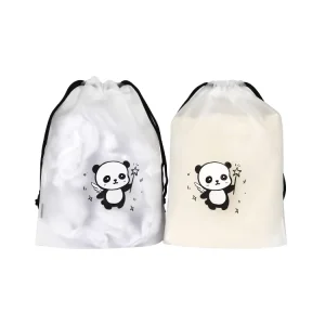 Drawstring Pants Packing Shoes Cloths Frosted Plastic Packaging Bags for Hair