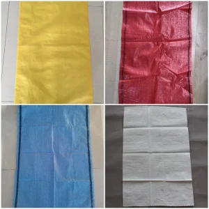 Durable Food Grade Waterproof Woven PP Bags for Agriculture and Feed Packaging with Custom Logo Screen Printing and Custom Orders
