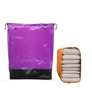Durable PE Plastic Luggage Bag for Travel Retail Needs