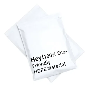 Durable Thickened White Polyethylene Self sealing Customizable Apparel Mailing Bag for E commerce Logistics