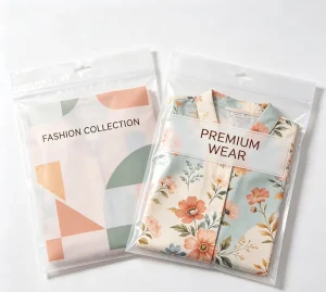 Dust Proof Factory Custom Size Design Convenient Apparel Bags with Zipper and air Hole for Resealable Garment Packaging Bags