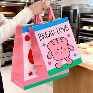 ETpack Custom Printing Shopper Paper Bag High Quality Kraft Paper Bags with Handles Shopper with Print