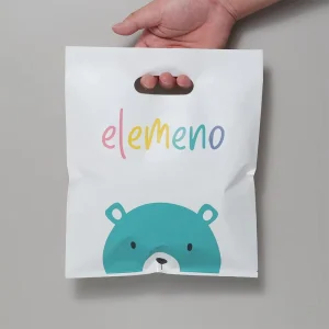 Eco Friendly Custom Logo Die Cut Packaging Bag for Clothing shoe Packing