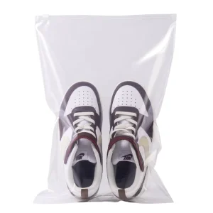 Eco Friendly Custom Logo Zipper Lock Packaging Bag Reusable Plastic for Clothing Shoes Socks Water Proof 100pcs MOQ