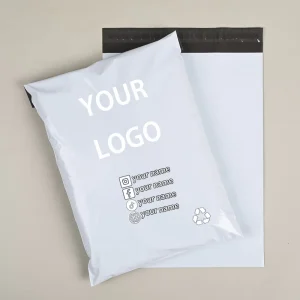 Eco Friendly Custom Logo for Poly Mailing Bags Plastic Shipping Bags for Apparel Express Packaging Printed Surface