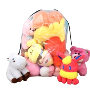 Eco Friendly Fabric Drawstring Bag With Rope Closure Custom Branding for Packing Toy