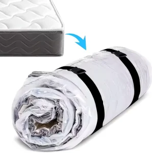Eco-Friendly Fabric Travel Mattress Vacuum Storage Bag Foldable Design for Multiple Uses