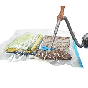 Eco Friendly PA PE Vacuum Storage Bag Set Space Saver for Clothes and Bedding Dustproof