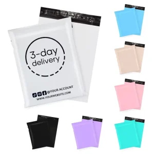 Eco Friendly Self Sealing Packaging Mailers Bags Waterproof Poly Bags for Clothing Shoes Socks Fur