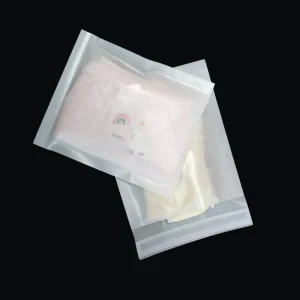 Eco Friendly Strong Self Adhesive Biodegradable Customized Logo Frosted Glassine Wax Paper Bags