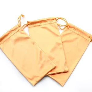 Eco Microfiber 100% Polyester Glasses Pouch with Drawstring