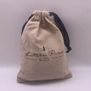 Eco Muslin Cotton Linen Drawstring Bag Customized Organic Cotton Gift Packaging Pouch Biodegradable Wallet Wedding