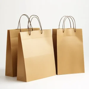 Eco-friendly Custom Printed Logo Gift Bag, Brown Kraft Paper Bag, Factory Price Gift Bags Custom Packaging Packaging Bags
