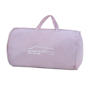 Eco friendly Non Woven Cylindrical Zipper Storage Bag with Customized Printed Design for Pillow and Quilt Packaging