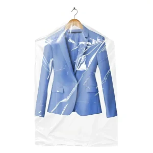 Eco friendly Transparent Dress Covers Dress Bag Clear Garment Bags on Roll for Hanging Clothes