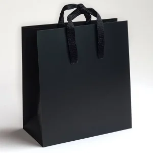 Environmental Protection White Paper Bags Hand Length Handle for Dresses Shoes Crafts Custom Logo Recyclable Packaging Gifts