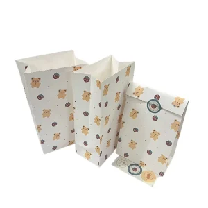 Exquisitely Designed Bread Colored Kraft Paper Bag With Handle Perfect Gift Packaging Featuring High Quality Printing