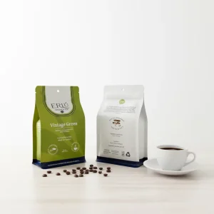 Factories MOPP+VMPET+PE 8 side Seal Flat Bottom Bag For Tea Snack Coffee Bakery Packaging