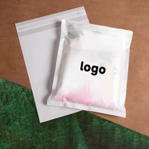 Factory Biodegradable Clear Custom Luxury Packaging Bags Transparent Clothing Packaging Bags