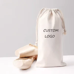 Factory Custom Cotton Heavy Duty Hotel Laundry Dust Bag Canvas Cotton Drawstring Shoe Bags Cloth Dust Bag For Storage