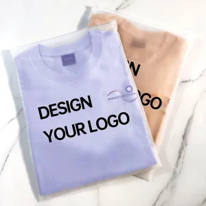 Factory Custom Logo Poly Bags for Clothes Garment Polybag Resealable Clothing Zipper Bag CPE PE Apparel Packaging Bag OEM ODM