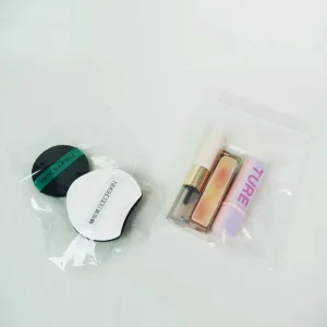Factory Customizable Size Durable Gravure Printed Transparent Cosmetic Waterproof Zipper Bags LDPE Bag