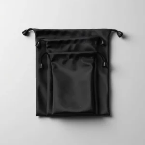 Factory Direct Custom PU Drawstring Bag Waterproof Packaging Bag for Shoes Gifts and Grocery Use