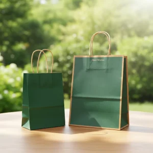 Factory Direct Custom Printed Twisted Handle Paper Bag for Clothing Paper Bag for Dresses