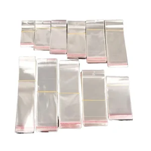Factory Direct Sale Transparent Cellophane Adhesive Opp Bags Resealable for Packaging Salad Baby Food Cellphone and Clothing