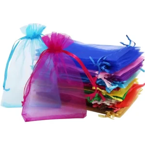 Factory High Quality Multi Color and Size Drawstring Yarn Bag for Packaging