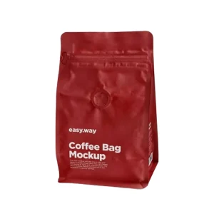 Factory Resealable Moisture Proof Flat Bottom Coffee & Pet Food Packaging Bags 250g 500g 1kg Custom Printed