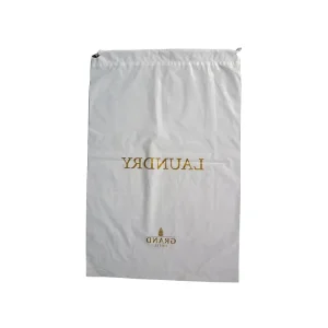 Factory Sales Directory Custom Size Disposable Hotel Plastic Laundry Bag With Logo
