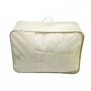 Factory Supplier Biodegradable Duvet Packaging Custom Non Woven Quilt Blanket Zipper Bag