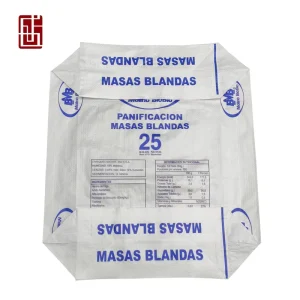 Factory Supply Full-color Printing Polypropylene pp Woven Wheat Flour Bag 50kg Flour Packaging Bag