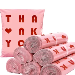 Factory Support Custom Eco Zip clear Bags Plain Poly Mailer Bag in Rolls
