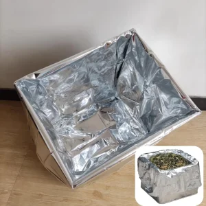 Food Grade Aluminum Foil Moisture-proof Square Bottom Bag for Coffee Dry Fruit Bedding Umbrella Vacuum Sealed Fresh Keeping