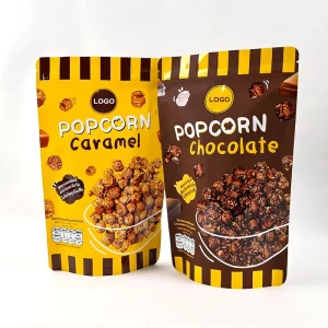 Food Grade Bopp Vmpet Pe Waterproof Resealable Custom Stand up Pouch Plastic Bags for Food Packaging with Logo Custom Size Color