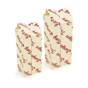 Food Grade Clear Printing Packaging Bag Custom Tear Notch Back Middle Seal Strong Seal for Coffee Snacks Baby Food Candies
