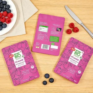 Food Grade Resealable Stand up Zipper Bag Recyclable Plastic Custom Printed Pouch for Baked Goods Snacks Cereal Food Packaging
