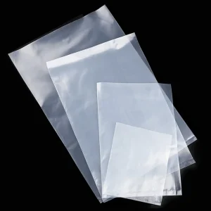 Free Design Eco Friendly Recycled LDPE GRS Clear Plastic Clothes Poly Bags With Suffocation Warning Polybags With Logo Print