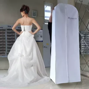 Garment Bags for Hanging Clothes for Closet Storage Gusseted Clear Dress Bag for Clothes Garment Suit Wedding Dress Clothing Bag
