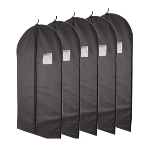 Garment Cover Breathable Foldable Eco Friendly Bag Tshirt Dust Hanger Suit Hanging Bags Waterproof Custom Logo Proof